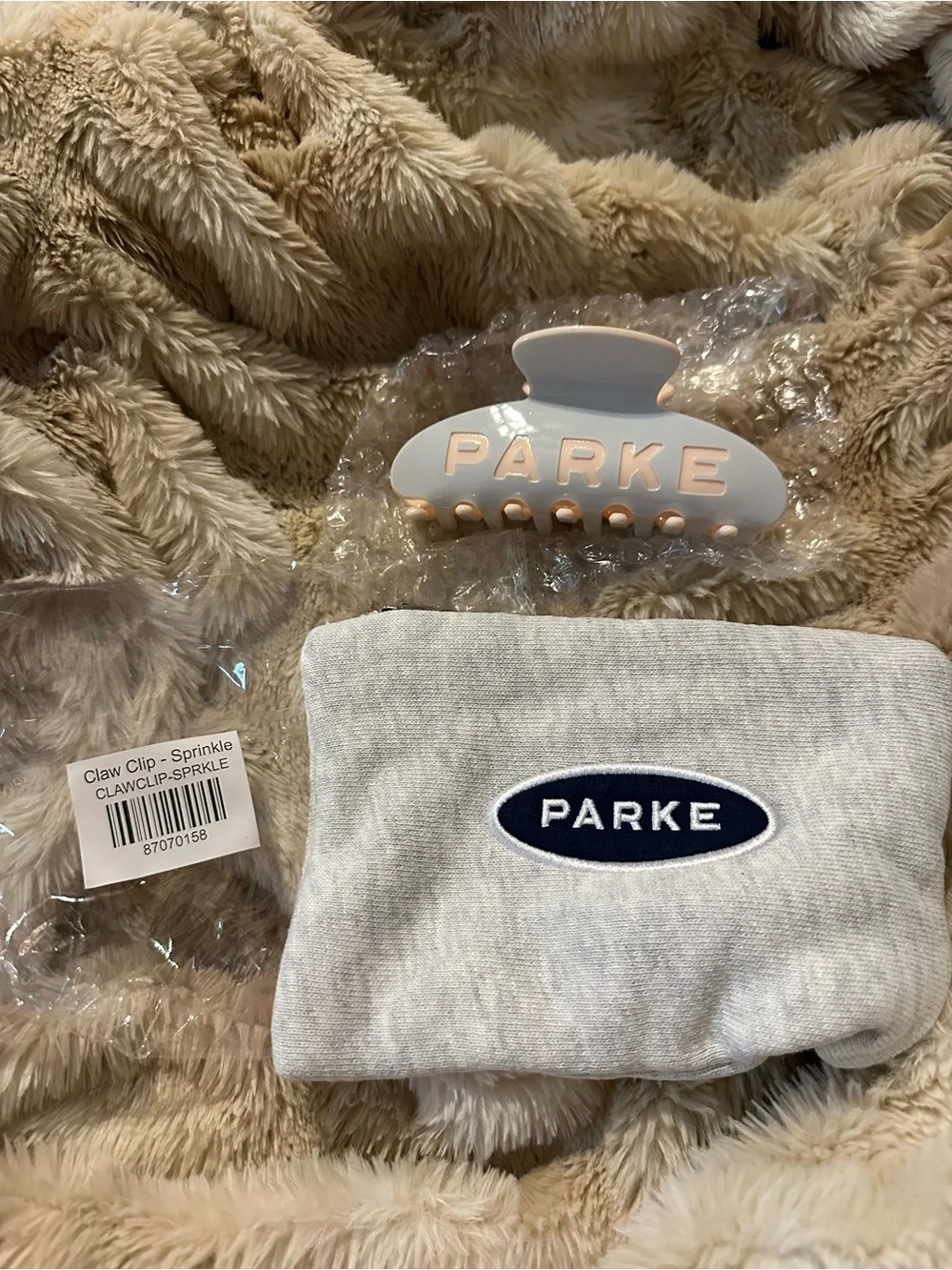 PARKE sprinkle claw clip Birthday Drop
